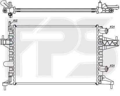 Радіатор охолодження FPS FP 52 A265
