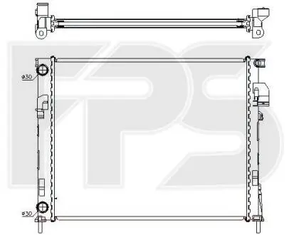 Радіатор охолодження FPS FP 52 A981