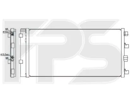 Радиатор кондиционера FPS FP 56 K271