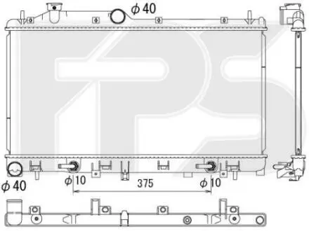 Радиатор охлаждения FPS FP 67 A893
