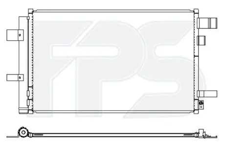 Радіатор кондиціонера FPS FP 67 K509