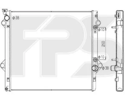 Радиатор FPS FP 70 A1316 (фото 1)