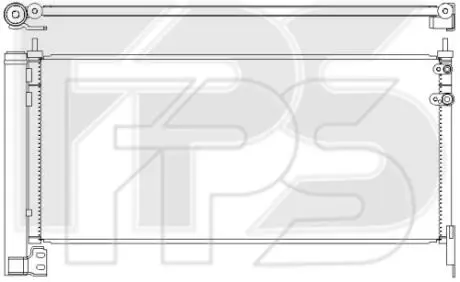 Радиатор кондиционера FPS FP 70 K140