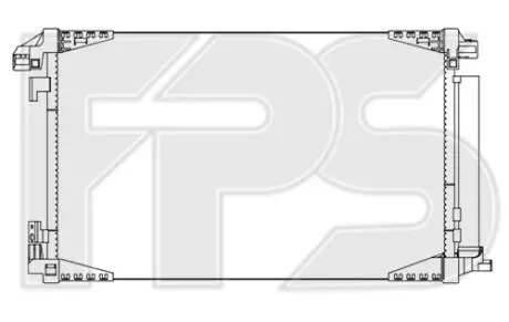 Радиатор кондиционера FPS FP 70 K376
