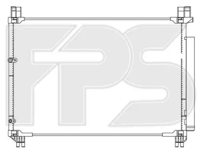 Радиатор кондиционера FPS FP 70 K392