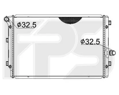 Радиатор FPS FP 74 A1216