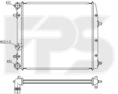 Радиатор FPS FP 74 A440