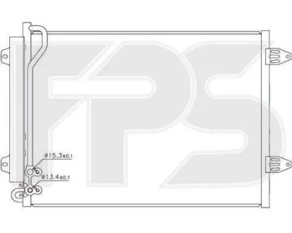 Радиатор кондиционера FPS FP 74 K465