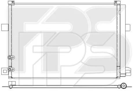 Радіатор кондиціонера FPS FP 74 K831