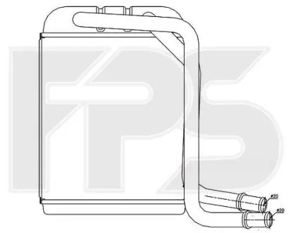 Радиатор FPS FP 74 N19