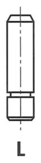 Направляюча клапана впускного Renault 13.14X8X39.5 F1N/F2 FRECCIA G2997
