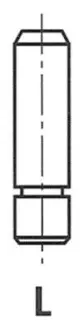 Направляющая клапана впуск/випуск Psa XUD7/XUD9 52X8.02X14.05 FRECCIA G3163