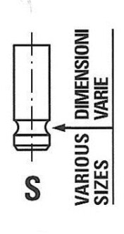 Клапан EX Mazda CX-5, 2,2D, 12- FRECCIA R6822/RNT