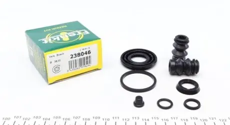 Ремкомплект гальмівного супорта задній (Bosch 38mm) Renault Kangoo 00- FRENKIT 238046
