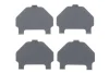 Комплект противоскрипных пластин (задних) Toyota Corolla 01-08/Camry 82-86/Yaris/Celica 99-05 (Akebono) FRENKIT 940081 (фото 1)