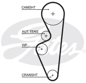 Ремiнь ГРМ Gates 5670XS