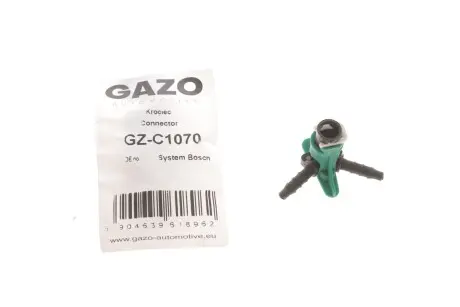 Штуцер шланга зливу Т-подібний (пластиковий) (Bosch) GAZO GZ-C1070