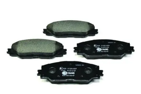Тормозные колодки дисковые перед. Toyota Rav 4 III 2.0 VVT-i 06-/ Rav 4 USA 05- Hella Pagid 8DB 355 006-871