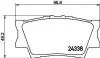 Гальмівні колодки дискові задні Toyota Rav 4 III 2.0 VVT-i, 2.2 D-4D, 2.2 06- Hella Pagid 8DB355006881 (фото 2)