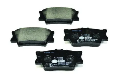 Гальмівні колодки дискові задні Toyota Rav 4 III 2.0 VVT-i, 2.2 D-4D, 2.2 06- Hella Pagid 8DB355006881