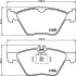 К-кт колодок перед. Mercedes E-Series (W211)/SLK-Series (W170)/CLK-Series (W208)/E-Series (W210)/Chrysler Crossfire (95-09) Hella Pagid 8DB 355 007-861 (фото 2)