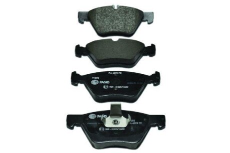 К-кт колодок перед. Mercedes E-Series (W211)/SLK-Series (W170)/CLK-Series (W208)/E-Series (W210)/Chrysler Crossfire (95-09) Hella Pagid 8DB 355 007-861