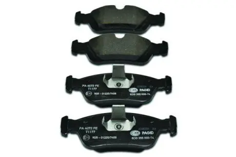 Гальмівні колодки дискові перед. Bmw3 E36 91-> E46 98- Hella Pagid 8DB 355 008-741