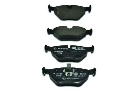 Гальмівнi колодки дисковi Bmw 3 E46 98- задн. Hella Pagid 8DB 355 008-761