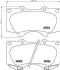 Гальмівні колодки передні Toyota Land Cruiser/Hilux VII/Lexus GX/ MITSUBISHI PAJERO 01- (sumitomo) Hella Pagid 8DB355010-491 (фото 2)