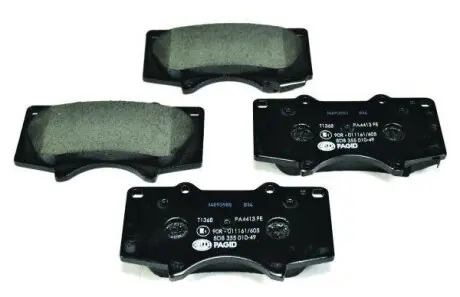 Гальмівні колодки передні Toyota Land Cruiser/Hilux VII/Lexus GX/ MITSUBISHI PAJERO 01- (sumitomo) Hella Pagid 8DB355010-491
