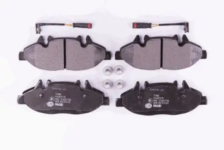 Колодки гальмівні дискові комплект, передн. Hella Pagid 8DB355010651