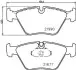 Тормозные колодки дисковые перед. BMW 5 (E39) 2.0D-3.5 11.95-05.04 Hella Pagid 8DB 355 010-711 (фото 2)