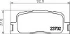 Гальмівні колодки дискові зад. Toyota Camry 3.0/24V 00- Hella Pagid 8DB 355 011-001 (фото 2)