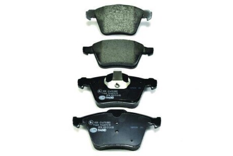 Гальмівні колодки дискові перед. Ford Galaxy 06-, Mondeo 07-,Volvo S80,V70 Hella Pagid 8DB 355 013-001