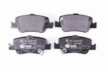Колодки гальмівні дискові задні Hella Pagid 8DB355013571