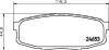 Тормозные колодки дисковые зад. Toyota Land Cruiser 4.5 D-4D/4.7 VVTi 01 07- Hella Pagid 8DB 355 013-771 (фото 2)