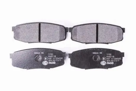 Тормозные колодки дисковые зад. Toyota Land Cruiser 4.5 D-4D/4.7 VVTi 01 07- Hella Pagid 8DB 355 013-771