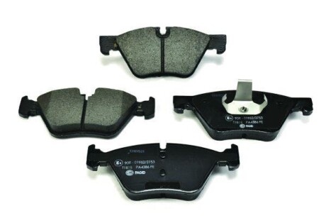 Тормозные колодки перед. BMW 5 (F10, F11, F18) 2.0/3.0 10- Hella Pagid 8DB 355 014-351