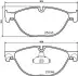 Гальмівні колодки передні BMW 5 F10 10- Hella Pagid 8DB355015251 (фото 2)