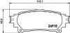 Гальмівні колодки дискові зад. Lexus RX 3.5i 08- Hella Pagid 8DB 355 015-371 (фото 2)