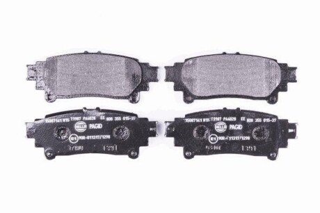 Тормозные колодки дисковые зад. Lexus RX 3.5i 08- Hella Pagid 8DB 355 015-371