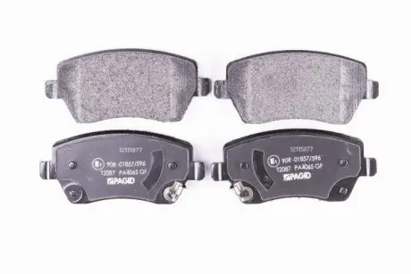 Гальмівні колодки дискові перед. Nissan Micra IV, Note 1.2/1.5 D 05.10- Hella Pagid 8DB 355 015-981