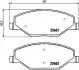 Колодки тормозные передние Skoda Fabia 1.2-1.6D 01.07- Hella Pagid 8DB 355 020-521 (фото 1)