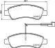 Тормозные колодки дисковые зад. Citroen Jumper Fiat Ducato Peugeot Boxer 2.2Hdi-3.0Hdi 14- Hella Pagid 8DB 355 021-901 (фото 1)