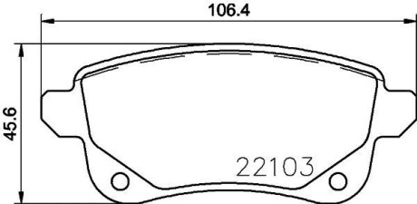 Тормозные колодки дисковые Renault Espace V, Grand Scenic IV, Megane IV, Scenic IV, Talisman 1.2-2.0D 02.15- Hella Pagid 8DB 355 023-211