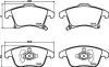 Гальмівні колодки Ford Galaxy, Mondeo V, S-Max Ford Usa Fusion Lincoln Mkz 1.0-3.5 09.06- Hella Pagid 8DB 355 025-201 (фото 1)