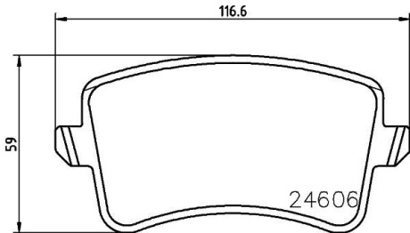 Тормозные колодки дисковые зад. AUDI A4 ALLROAD B8, A4 B8, A5, Q5 1.8-4.2 06.07-05.17 Hella Pagid 8DB 355 025-381