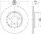 Тормозной диск передний BMW 520i/525i/525d(E60) 7.03-(310x24mm) Hella Pagid 8DD 355 109-901 (фото 1)