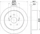 Диск гальмівний задній Lexus RX 03-/Toyota Harrier 2.4 97- Hella Pagid 8DD 355 114-991 (фото 1)