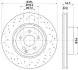 Тормозной диск передний Mercedes S (W221) 2.2D-5.5 10.05-12.13 Hella Pagid 8DD 355 115-011 (фото 1)